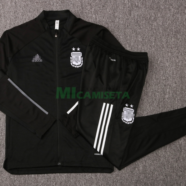 Chaqueta Argentina 2020 Cuello Bajo Negro