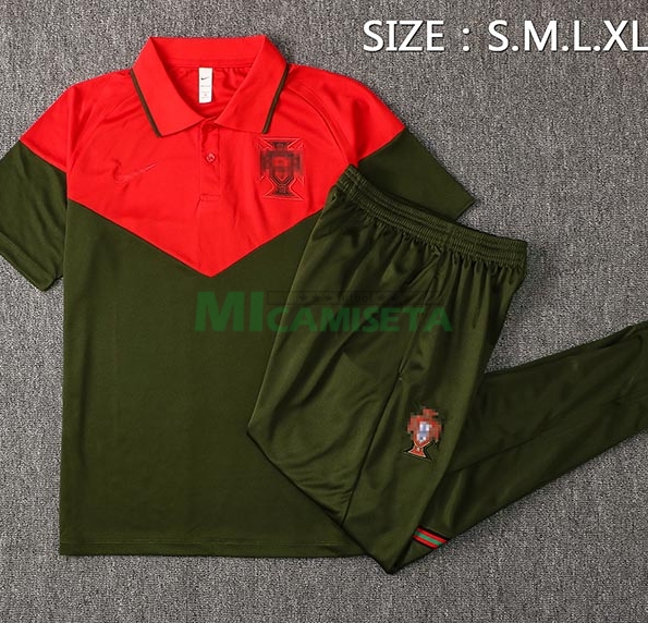 Polo Portugal 2021/2022 Rojo/Negro