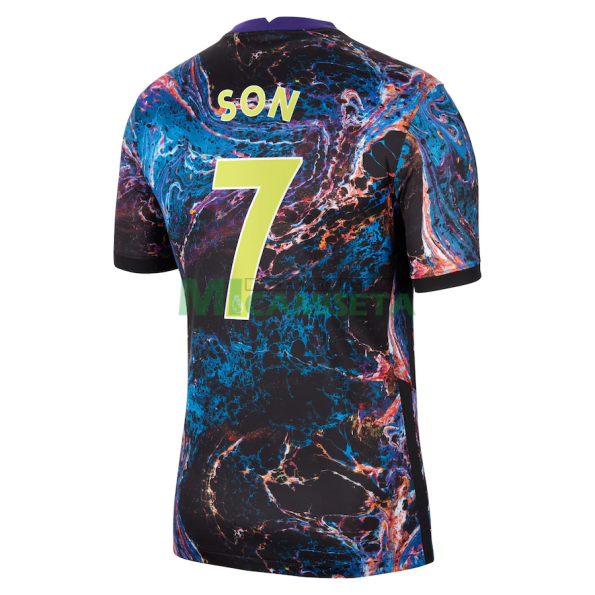 Camiseta Son 7 Tottenham Hotspur Segunda Equipación 2021/2022