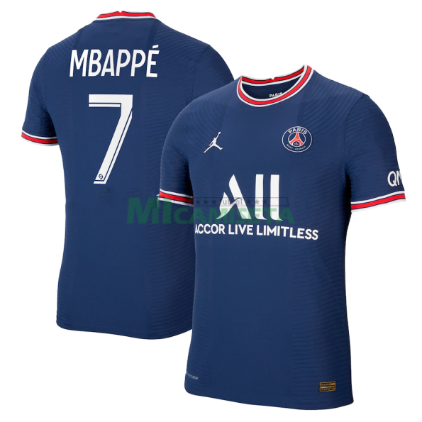 Camiseta Mbappé 7 PSG Primera Equipación 2021/2022