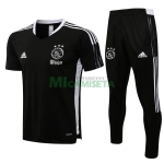 Camiseta De Entrenamiento Ajax de Ámsterdam 2021/2022 Negro/Blano