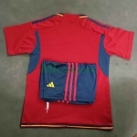 Camiseta España Primera Equipación 2022 Copa Mundial Niño Kit