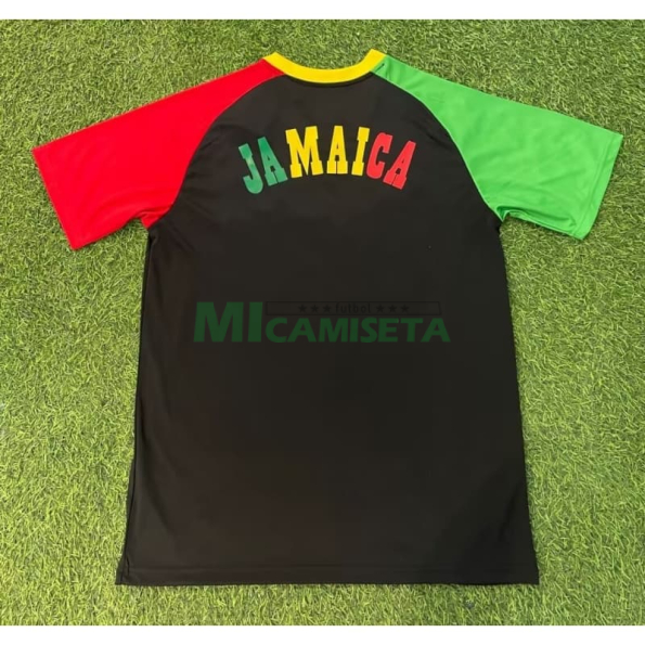 Camiseta Jamaica x Bob Marley 2026 Segunda Equipación Negro/Verde/Rojo