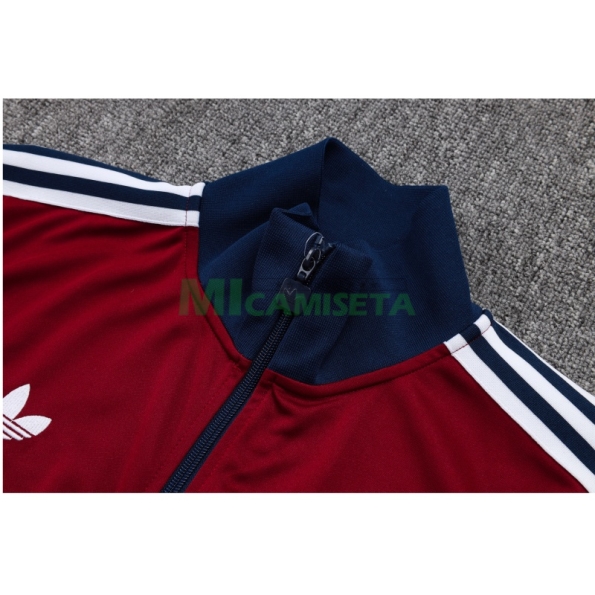 Chandal Arsenal 2025/2026 Retro Granate/Azul Real