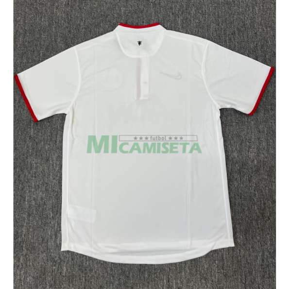 Camiseta Manchester United Segunda Equipación Retro 2012/2013 Blanco