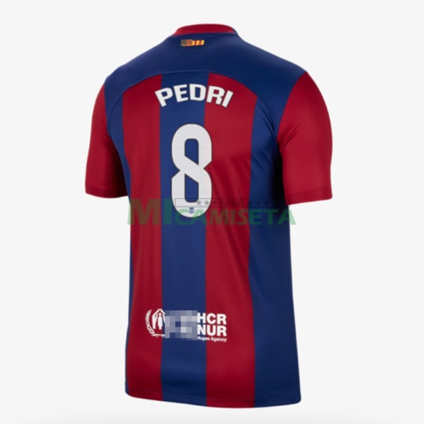 Camiseta Pedri 8 Barcelona Primera Equipación 2023/2024