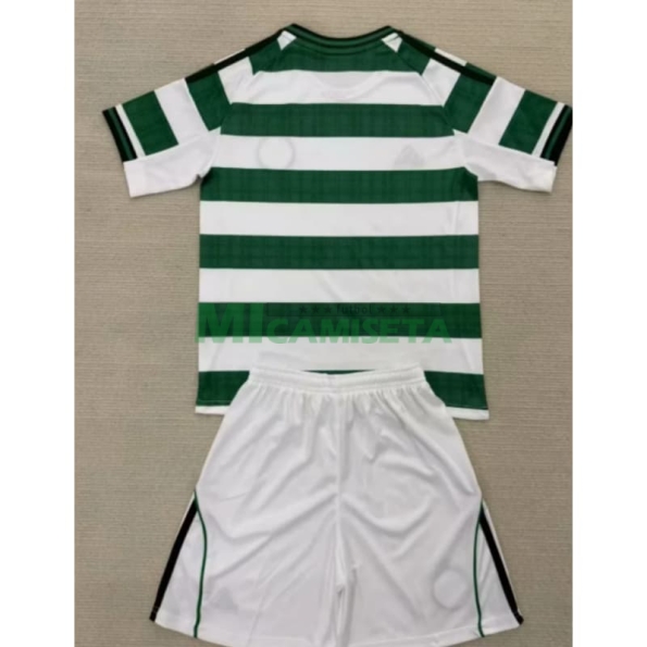 Camiseta Celtic Primera Equipación 2025/2026 Verde/Blanco Niño Kit