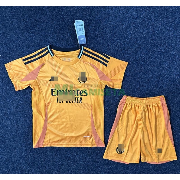 Camiseta Real Madrid Segunda Equipación 2024/2025 Niño Kit