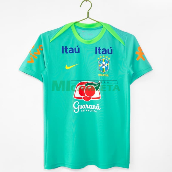 Camiseta de Entrenamiento Brasil 2024 Verde/Amarillo