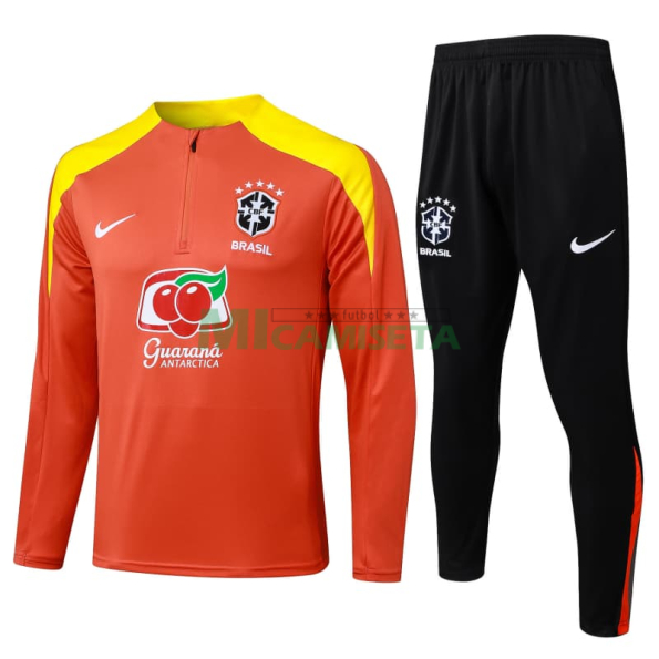 Sudadera De Entrenamiento Brasil 2025/2026 Naranja