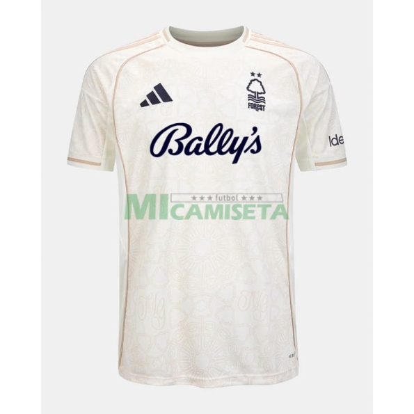 Camiseta Nottingham Forest Segunda Equipación 2025/2026 Blanco