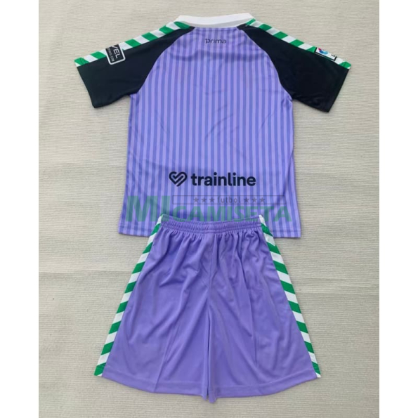 Camiseta de Portero Real Betis 2026/2027 Morado Versión Retro Niño Kit
