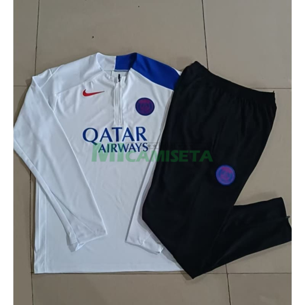 Sudadera De Entrenamiento PSG 2025/2026 Blanco/Azul