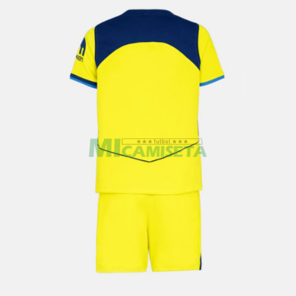 Camiseta Tottenham Hotspur Tercera Equipación 2025/2026 Amarillo Niño Kit