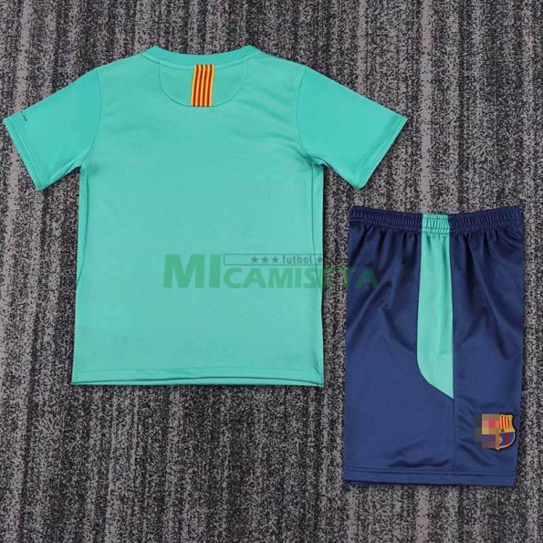 Camiseta Barcelona Segunda Equipación Retro 10/11 Niño Kit