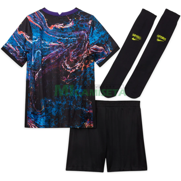 Camiseta Tottenham Hotspur Segunda Equipación 2021/2022 Niño Kit