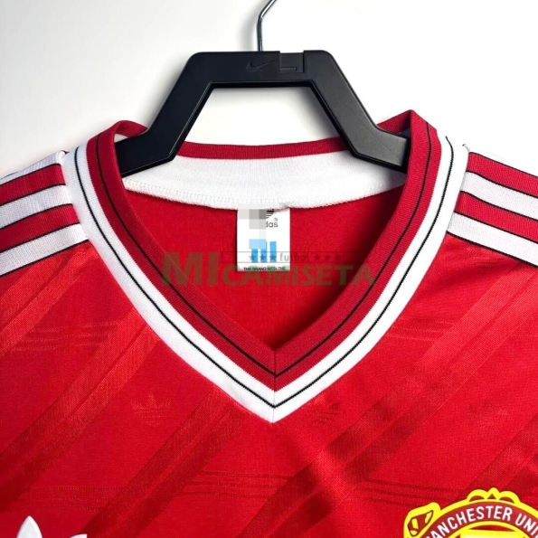 Camiseta Manchester United Primera Equipación Retro 1986/88