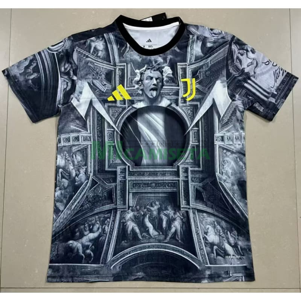 Camiseta Juventus 2025/2026 Pre-Match Gris/Negro