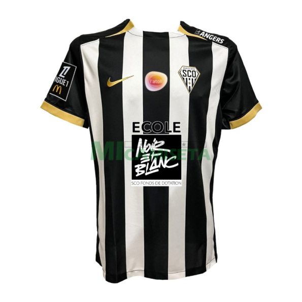 Camiseta Angers SCO Primera Equipación 2025/26 Negro/Blanco