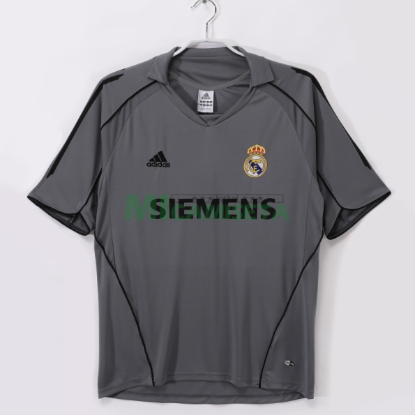 Camiseta Real Madrid Tercera Equipación Retro 2005/06 Gris