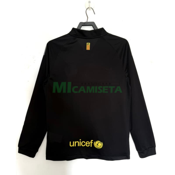 Camiseta Barcelona Segunda Equipación Retro 2011/2012 ML Negro