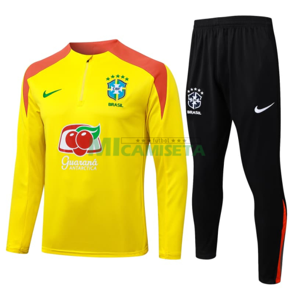 Sudadera De Entrenamiento Brasil 2025/2026 Amarillo