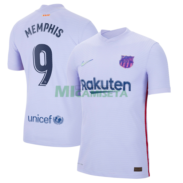 Camiseta Memphis 9 Barcelona Segunda Equipación 2021/2022