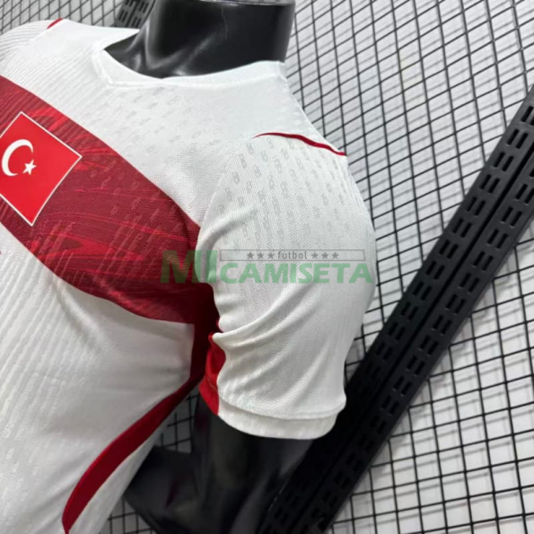 Camiseta Turquía Segunda Equipación Mundial 2026 Blanco (EDICIÓN JUGADOR)