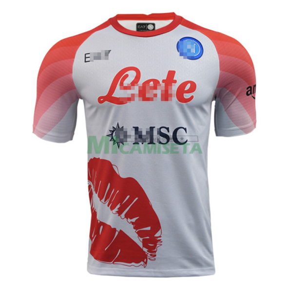 Camiseta Napoli Especial Edición 2023/2024 Blanco/Rojo