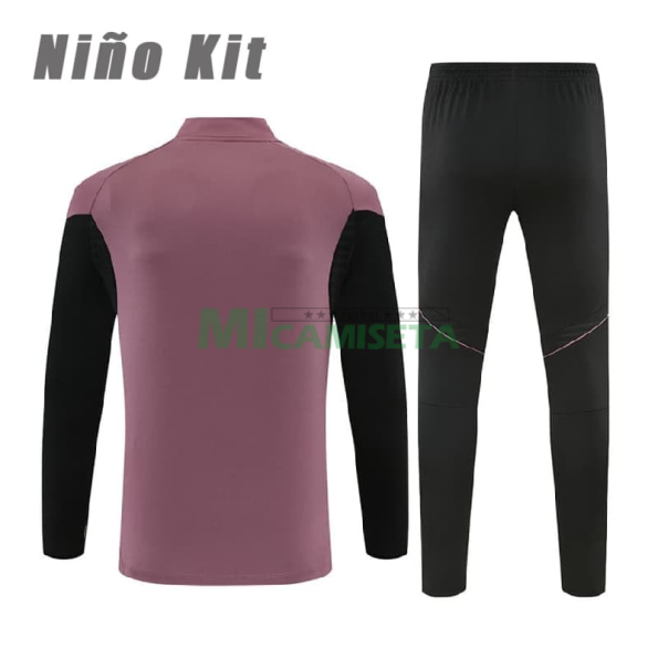 Sudadera De Entrenamiento Real Madrid 2025/2026 Niño Kit Rosa Apagado