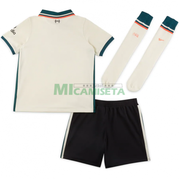 Camiseta Liverpool Segunda Equipación 2021/2022 Niño Kit