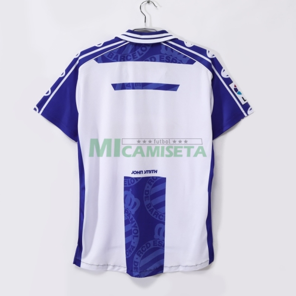 Camiseta Espanyol Primera Equipación Retro 1990/00 Azul/Blanco