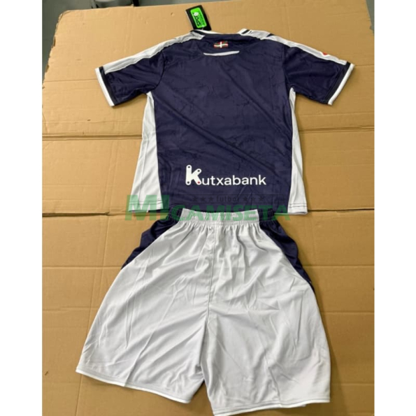 Camiseta Real Sociedad Segunda Equipación 2025/2026 Niño Kit