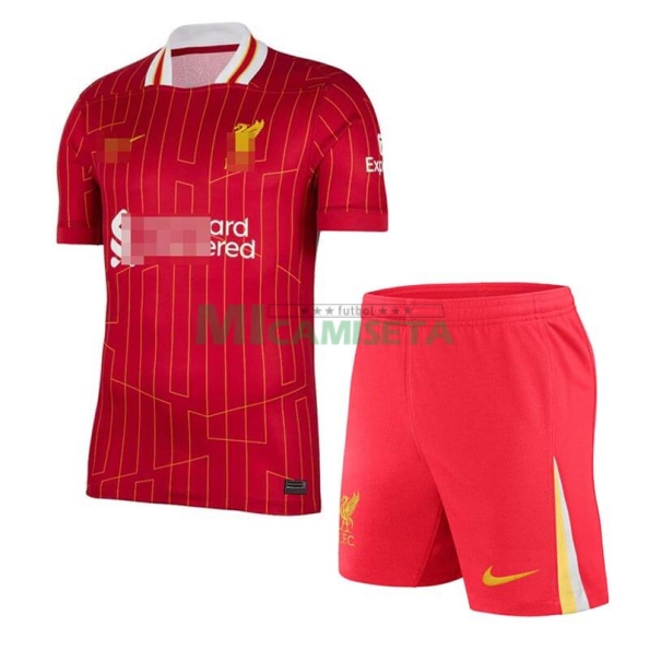 Camiseta Liverpool Primera Equipación 2024/2025 Niño Kit