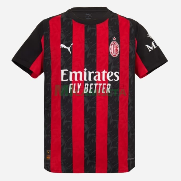 Camiseta AC Milan Primera Equipación 2025/2026 Rojo/Negro