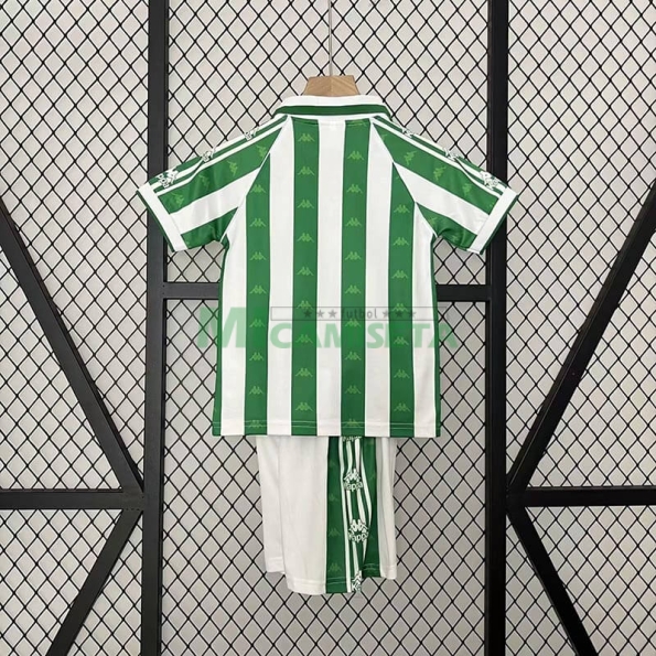 Camiseta Real Betis Primera Equipación Retro 95/97 Niño Kit