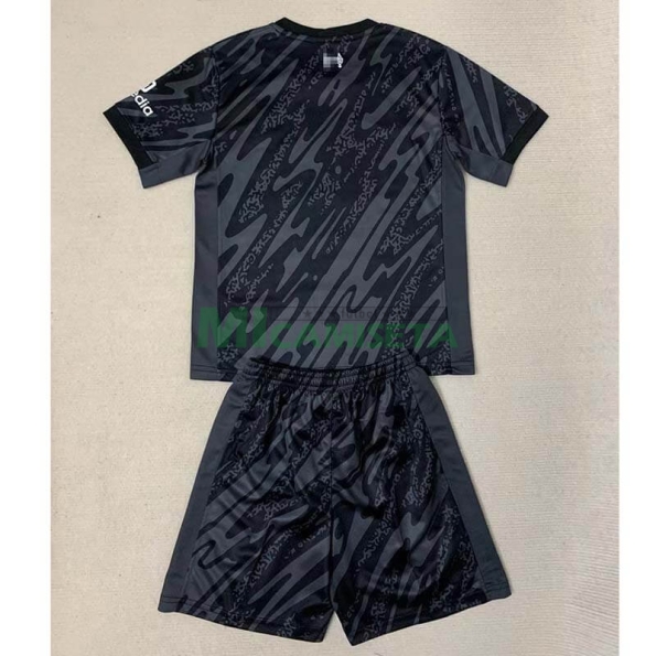 Camiseta De Portero Liverpool 2024/2025 Niño Kit Gris/Negro