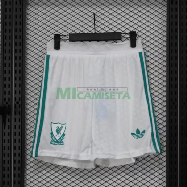 Pantalón Corto Liverpool Tercera Equipación 2025/2026 Blanco (EDICIÓN JUGADOR)