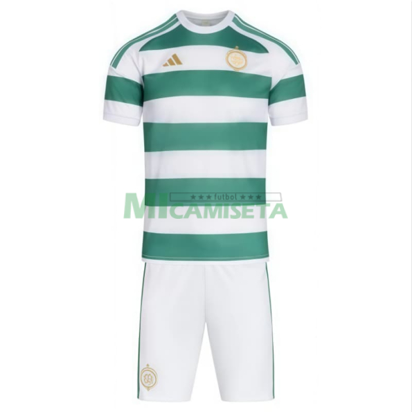 Camiseta Celtic Primera Equipación 2026/2027 Verde/Blanco Niño Kit