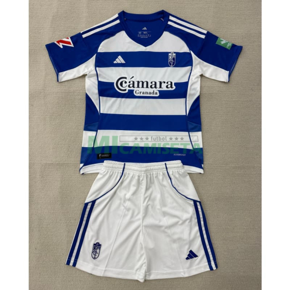 Camiseta Granada Segunda Equipación 2025/2026 Niño Kit con Parche La Liga
