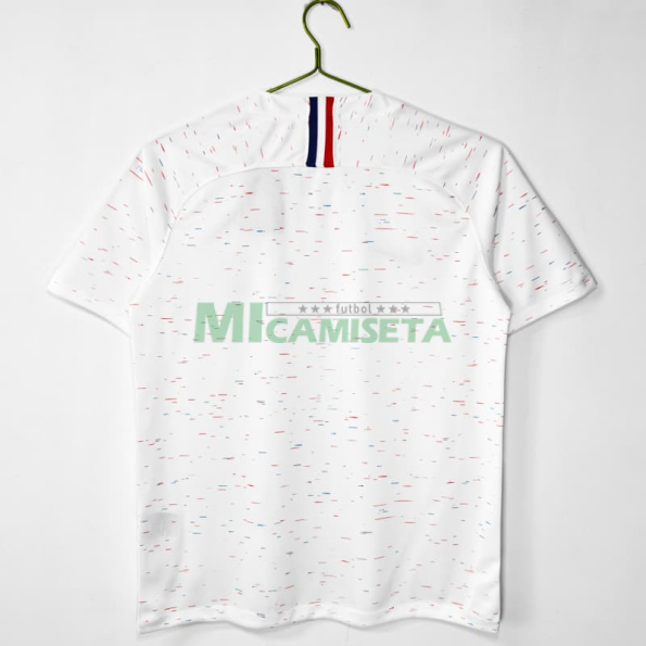 Camiseta Francia Segunda Equipación Retro 2018 Blanco