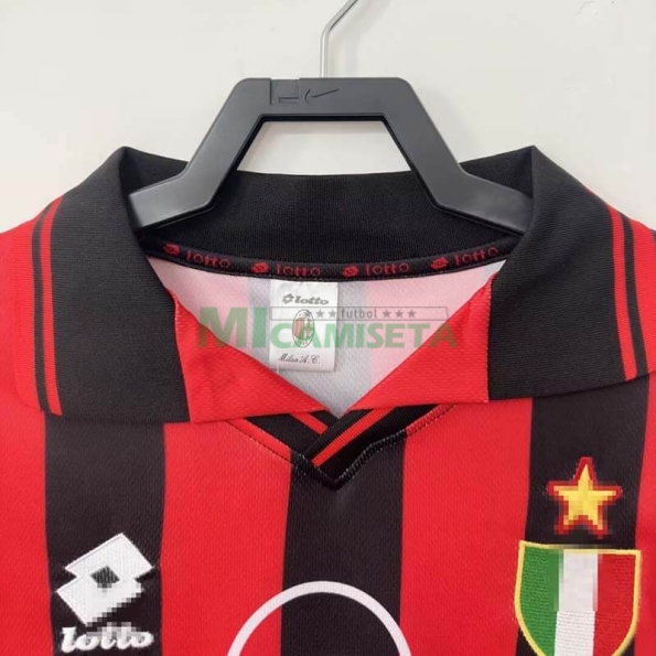 Camiseta AC Milan Primera Equipación Retro 1996/97