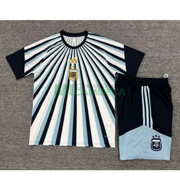 Camiseta de Entrenamiento Argentina 2026 Niño Kit Azul/Blanco