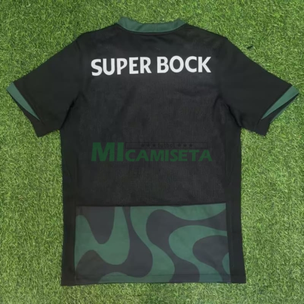 Camiseta Lisboa Tercera Equipación 2025/2026 Negro/Verde