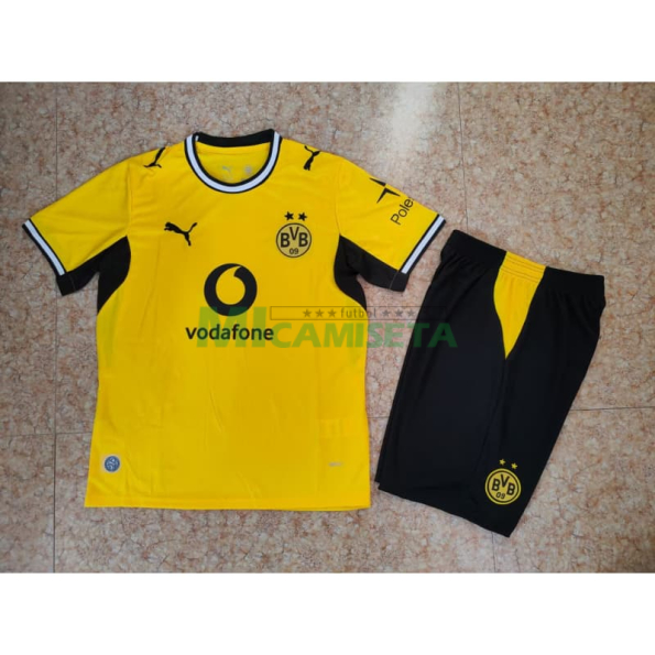 Camiseta Borussia Dortmund Primera Equipación 2026/2027 Amarillo Niño Kit