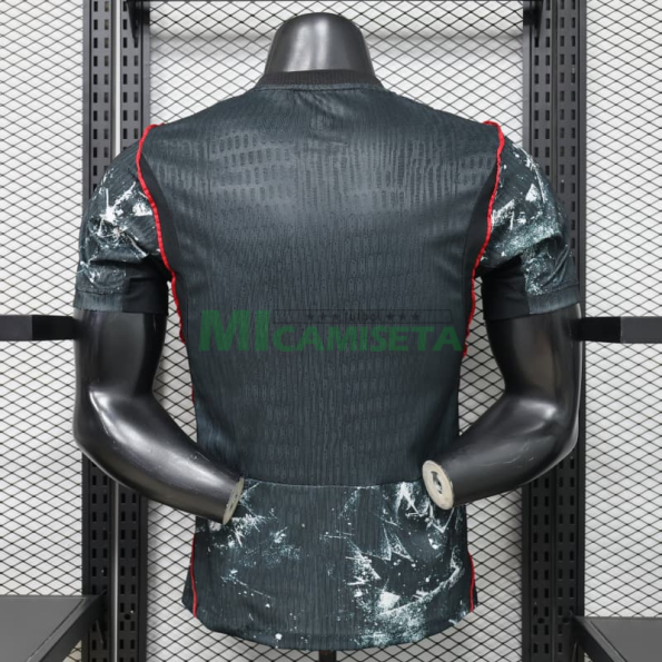 Camiseta Canada Segunda Equipación Mundial 2026 Negro (EDICIÓN JUGADOR)