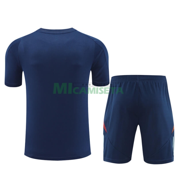 Camiseta de Entrenamiento España 2024 Niño Kit Azul Marino