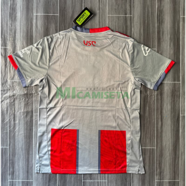 Camiseta US Cremonese Primera Equipación 2025/2026 Rojo/Gris