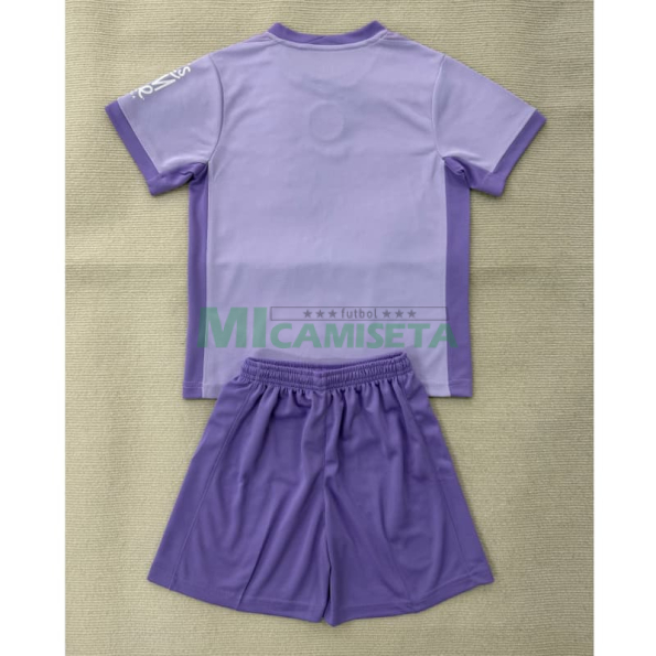 Camiseta Brighton Segunda Equipación 2025/2026 Morado Niño Kit