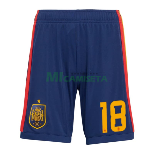 Camiseta Zubimendi 18 España Primera Equipación 2026 Rojo/Azul